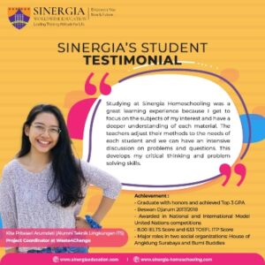 Testimoni Belajar di Sinergia Homeschooling oleh Kita