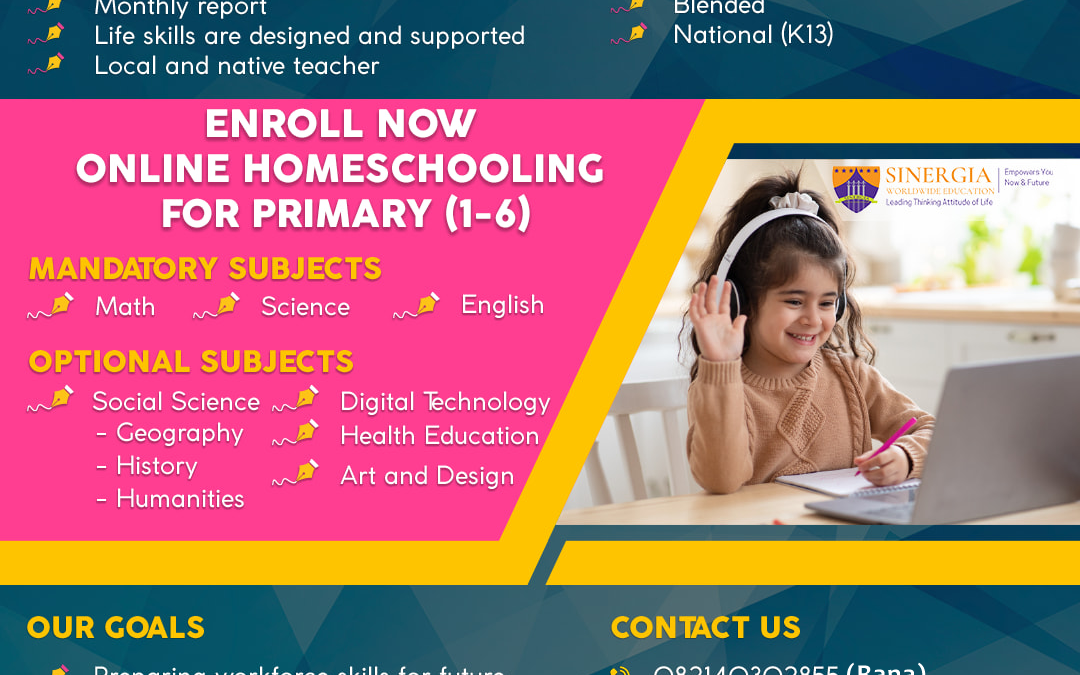 Enroll Now For Primary Level (1-6)