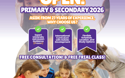 Admissions Open for Primary & Secondary 2026